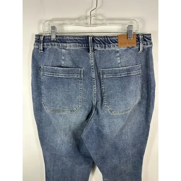 Judy Blue Denim Jogger Jeans Medium Wash Size 14W NEW - Picture 9 of 14